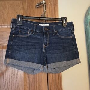 Abercrombie & Fitch Indigo Jean Shorts